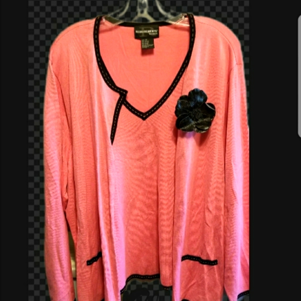 Pink Sweater shirt soft light but not transparent.